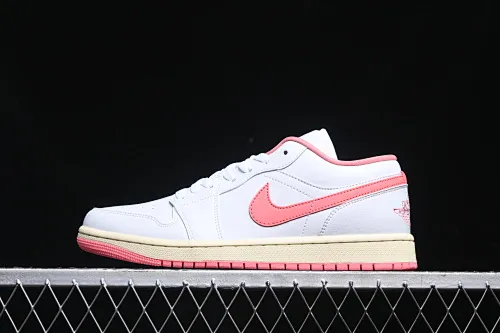 All categories Air Jordan Jordan series basketball shoes Air Jordan 1 Low Air Jordan 1 Low AJ1 Joe 1 white and pink low-top cultural and casual sneakers DC0774-109